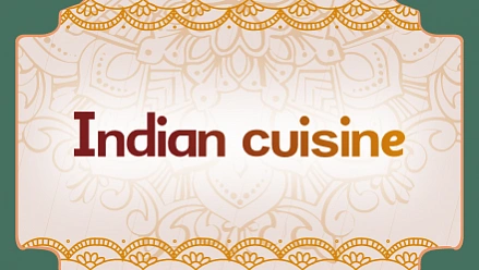 Лендинг для продажи блюд индийской кухни Indian cuisine